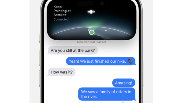 iPhone users can send texts via satellite when cell service is down. Here's how.